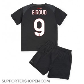 AC Milan Olivier Giroud #9 Hemmatröja Barn 2022-23 Kortärmad (+ korta byxor)